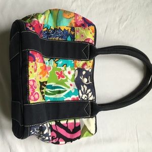 J. Crew madras shoulder bag